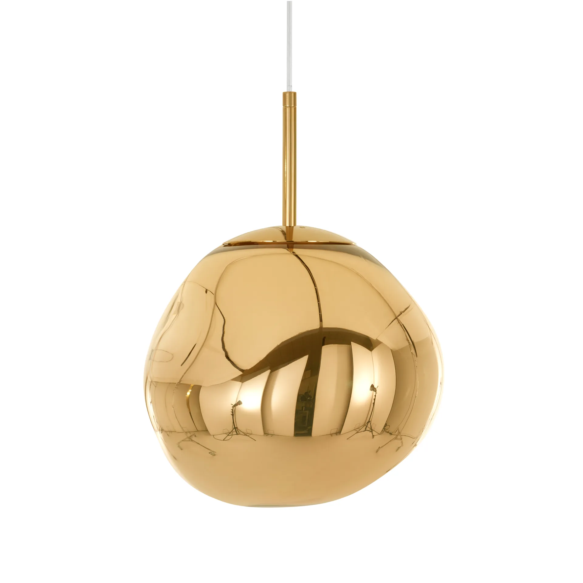 Melt lampada a sospensione LED, Gold (oro), mini 27x28 cm Tom Dixon