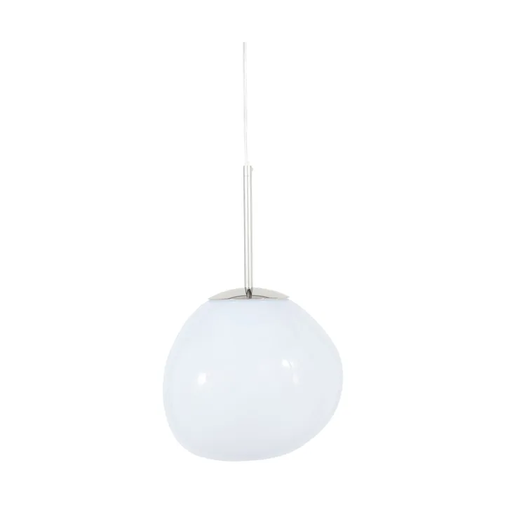Melt lampada a sospensione LED - Opal-silver, mini 27x28 cm - Tom Dixon