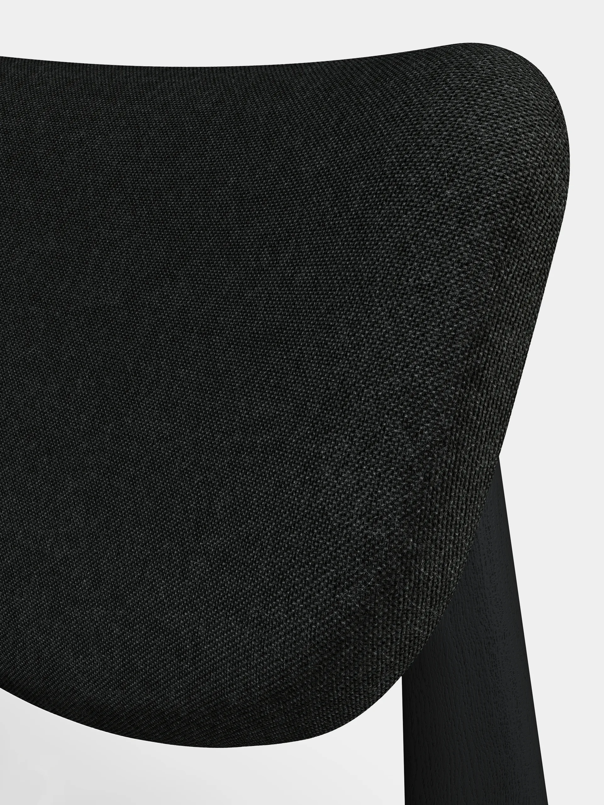 Poltrona lounge Slab con seduta rivestita, Rovere spazzolato naturale -Hallingdal 0180 CMHR Tom Dixon