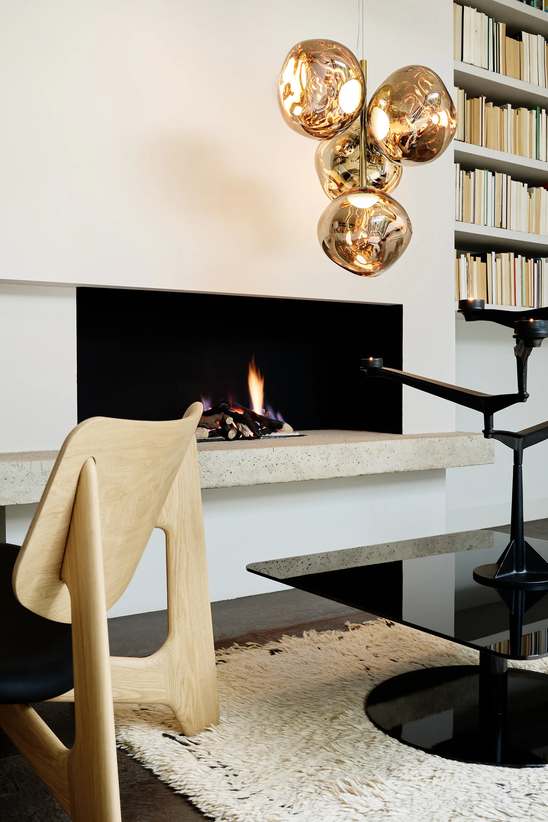 Portacandela Spin, Nero Tom Dixon