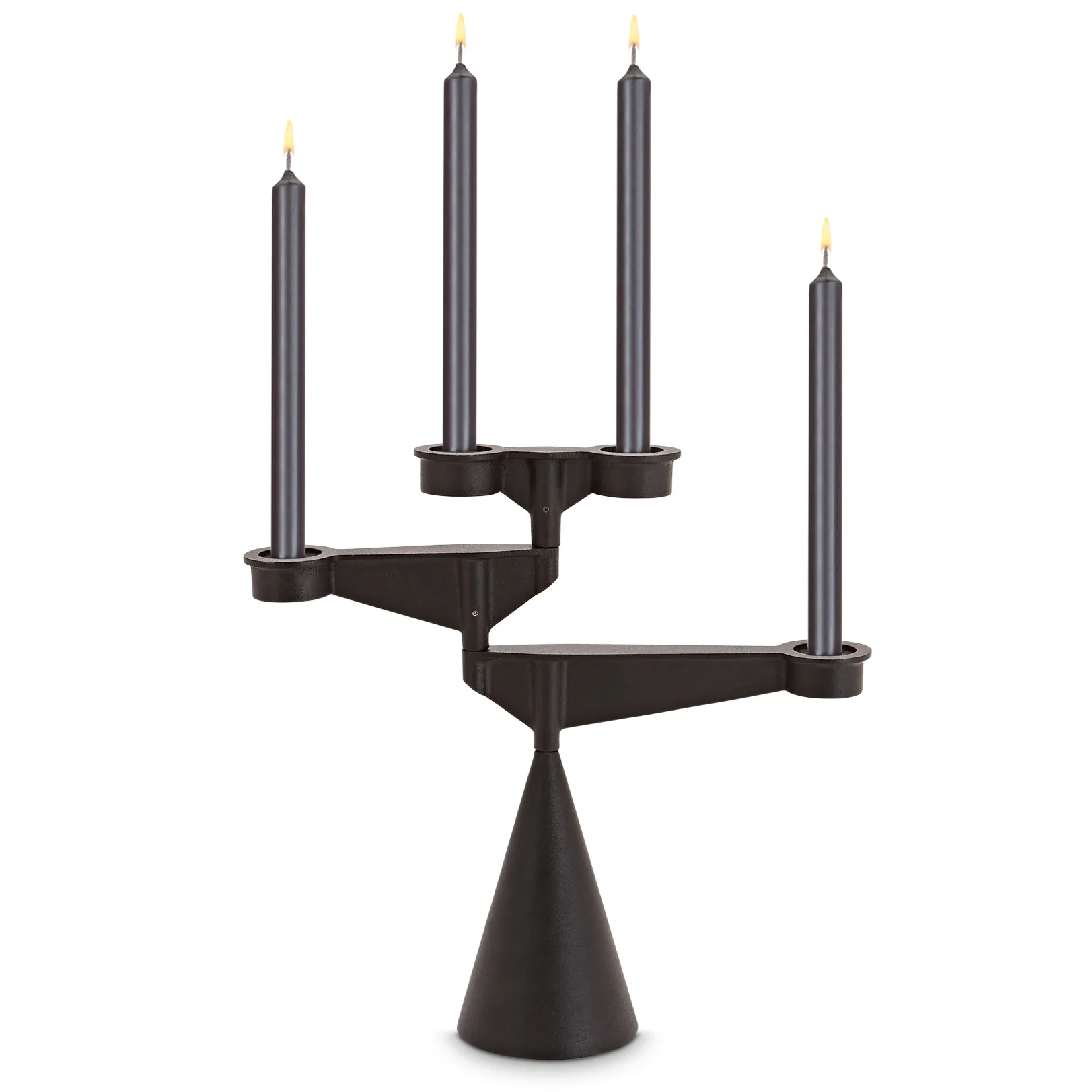 Portacandele Spin mini, Nero Tom Dixon