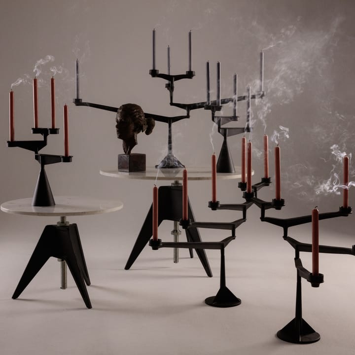 Portacandele Spin mini, Nero Tom Dixon