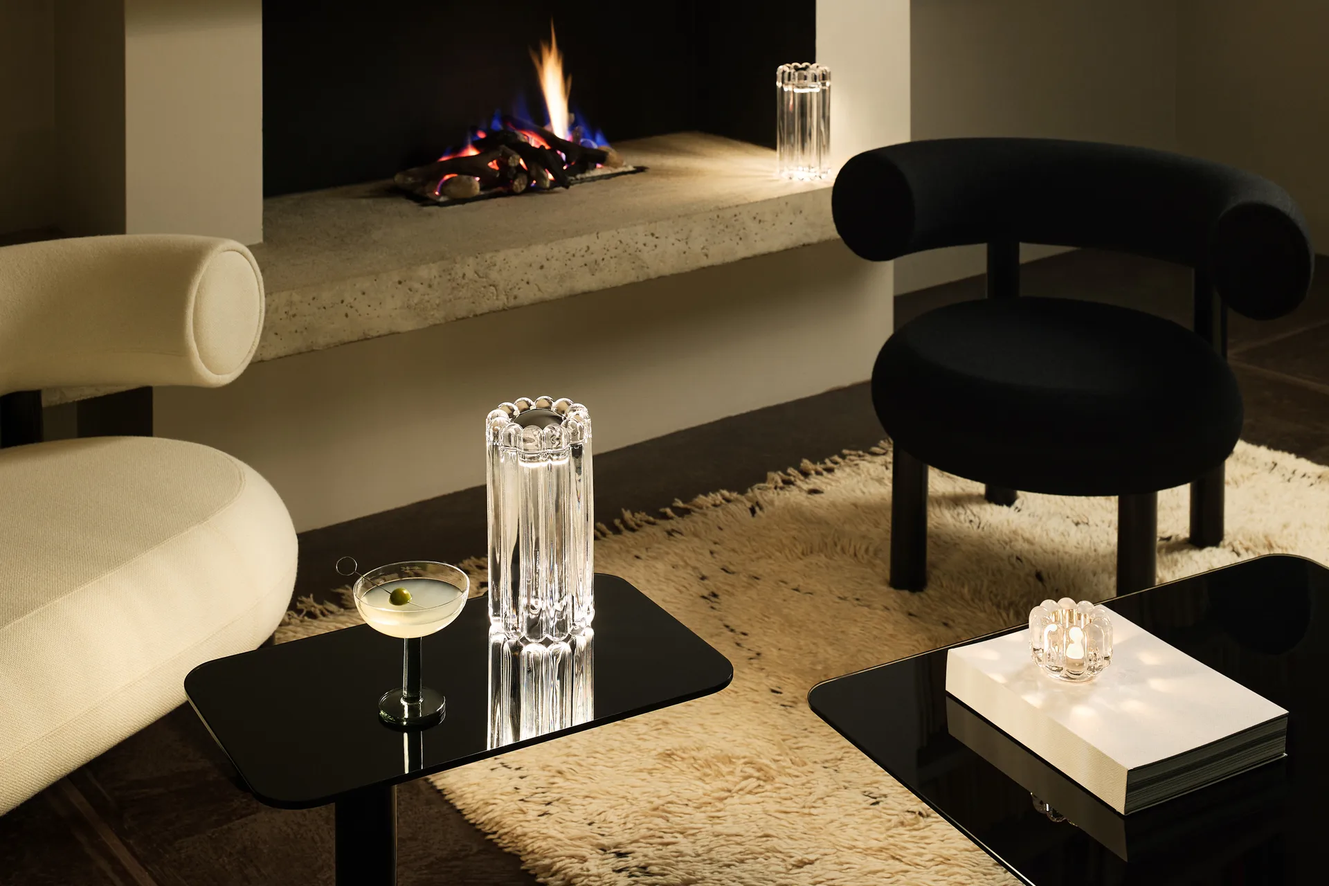 Press lampada da tavolo LED 23,5 cm, Chiaro Tom Dixon