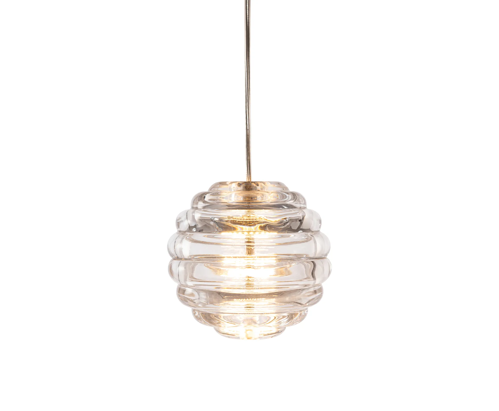 Press Sphere mini pendente LED Ø14,5 cm, Chiaro Tom Dixon