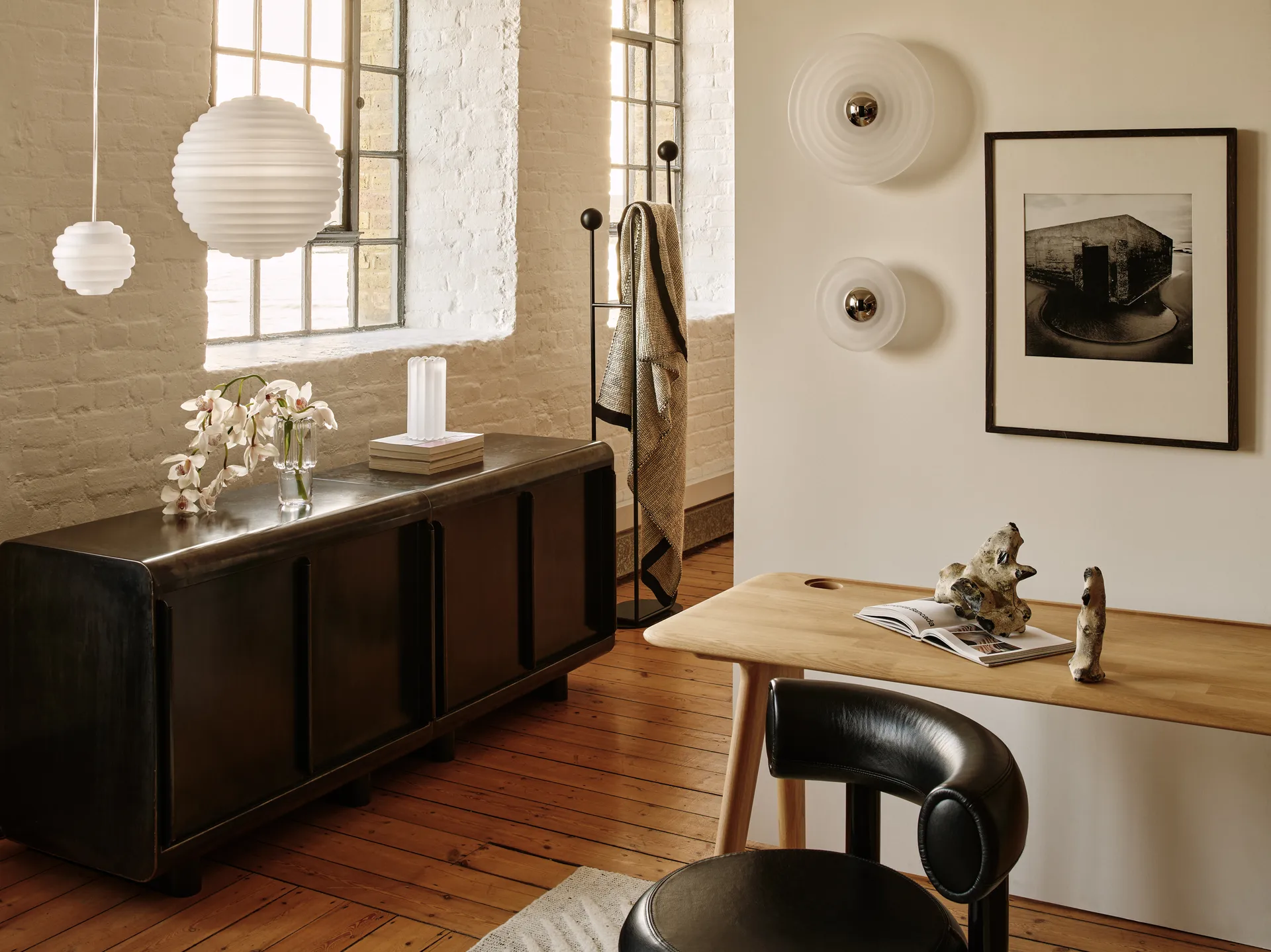Press Sphere pendente LED Ø30 cm, Opaco Tom Dixon