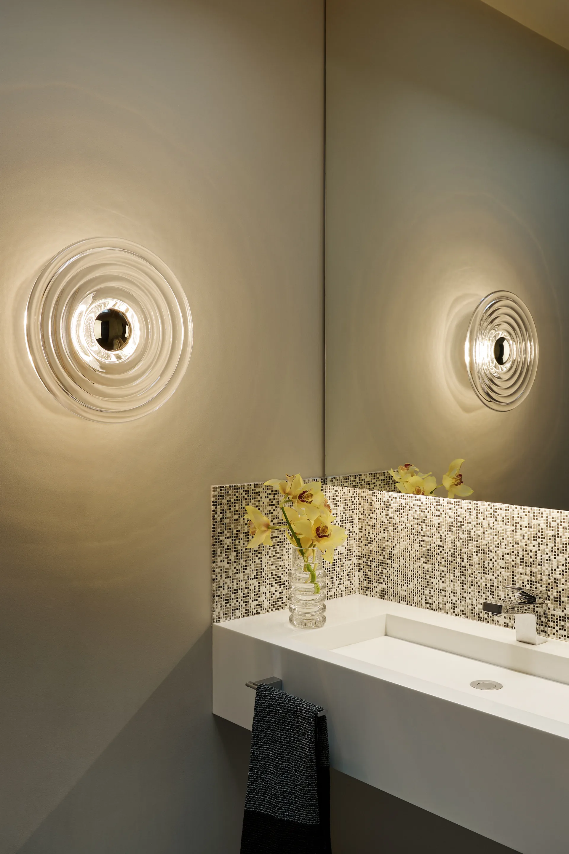 Press Surface lampada da parete large LED 35 cm, Chiaro Tom Dixon