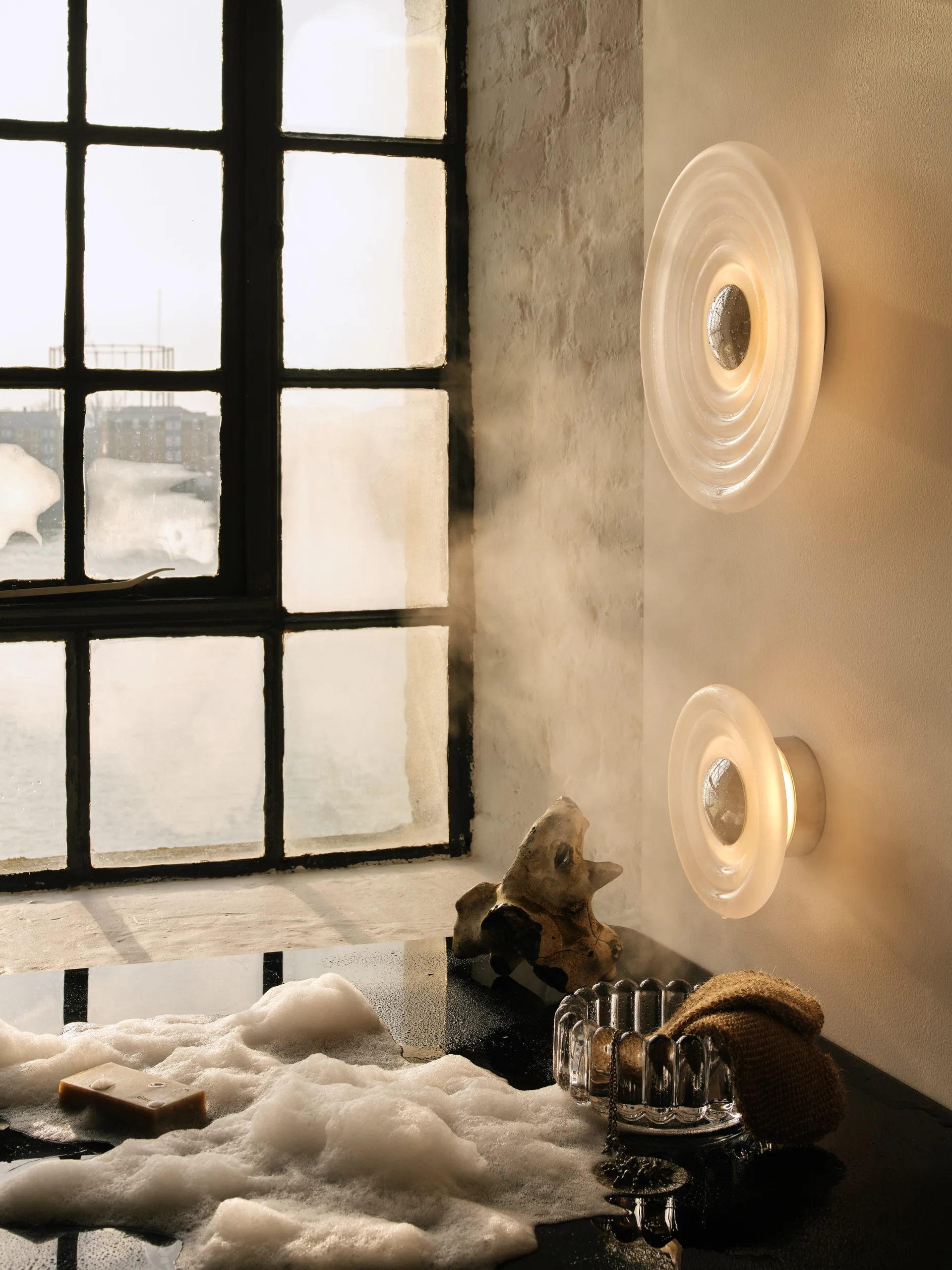 Press Surface lampada da parete large LED 35 cm, Opaco Tom Dixon
