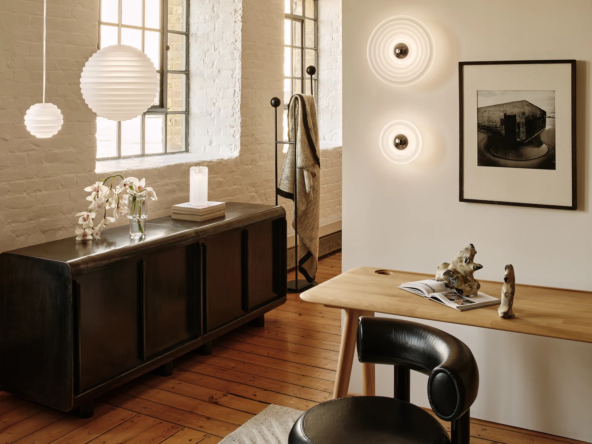 Press Surface lampada da parete mini LED 21,5 cm, Frosted (satinato) Tom Dixon