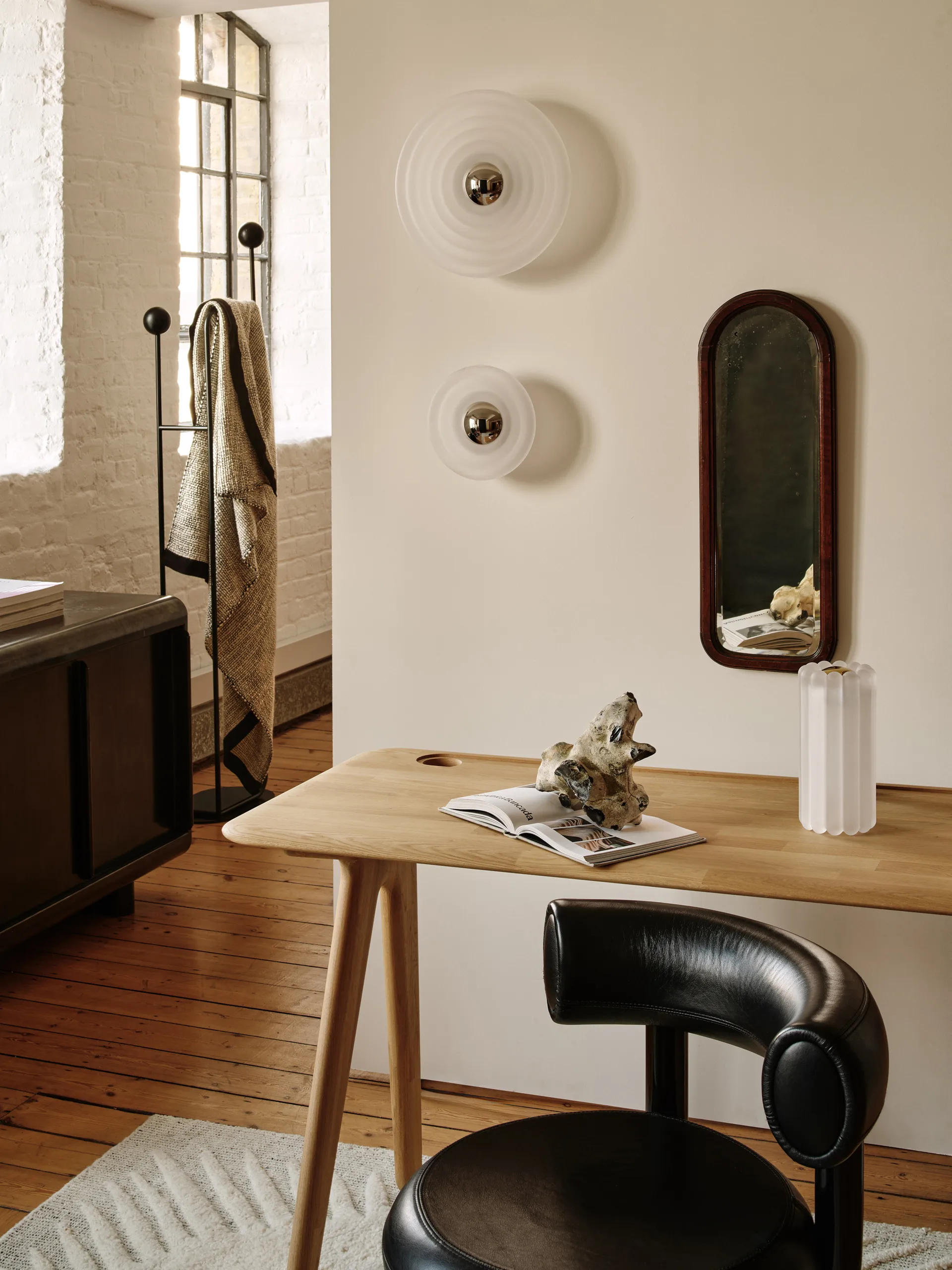 Press Surface lampada da parete mini LED 21,5 cm, Frosted (satinato) Tom Dixon