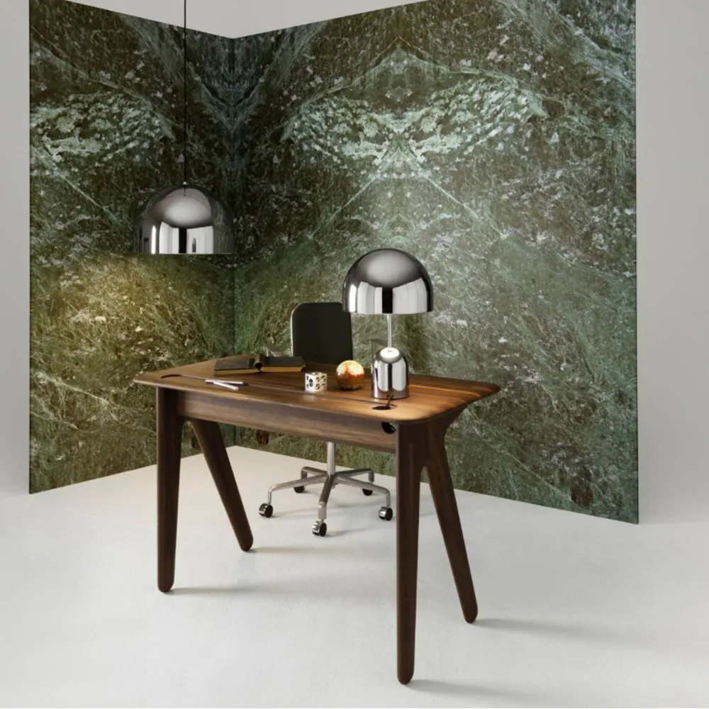 Scrivania Slab 60x120 cm, Rovere affumicato Tom Dixon