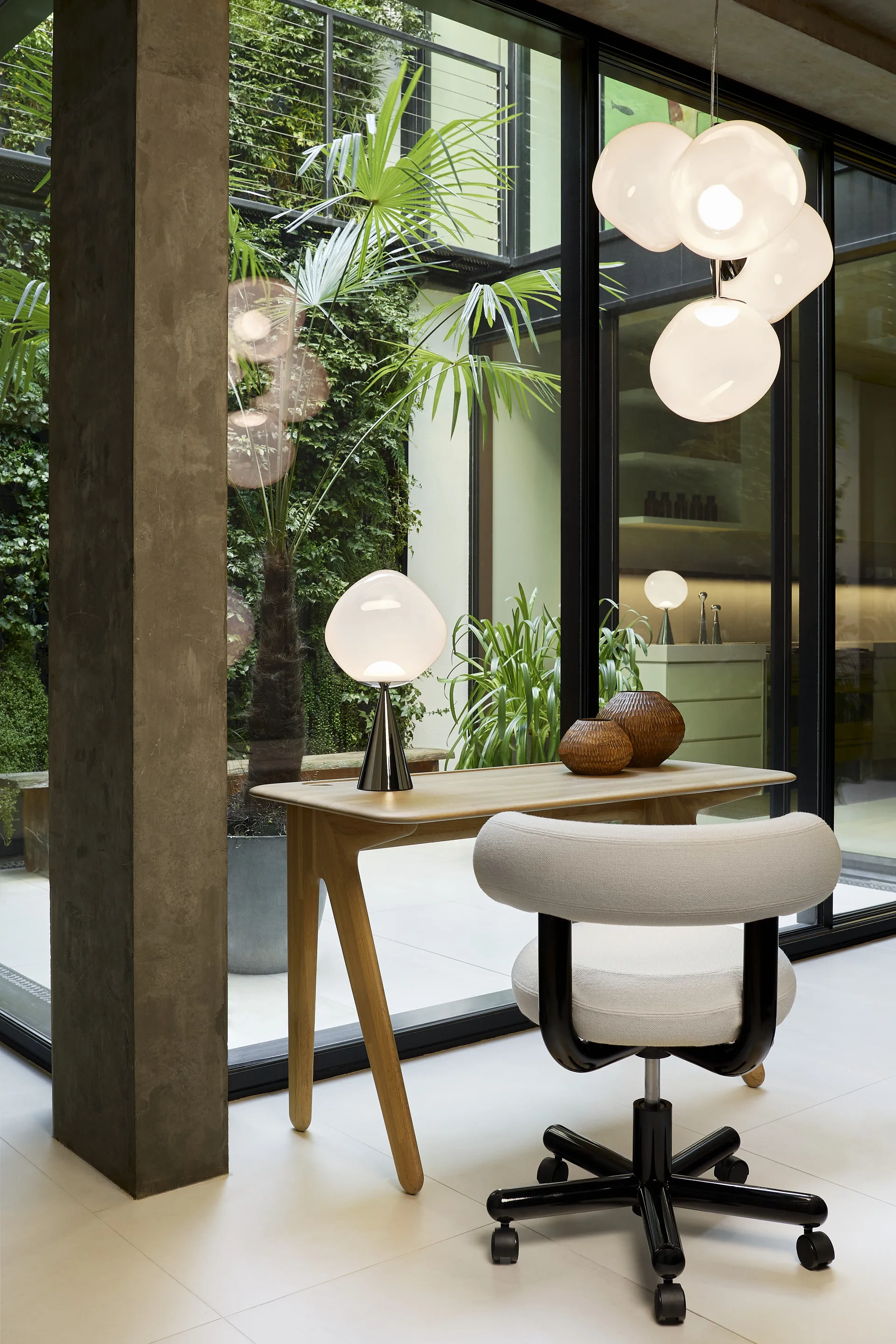 Scrivania Slab 60x120 cm, Rovere Tom Dixon