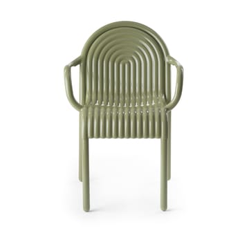 Sedia con braccioli Groove - Muschio - Tom Dixon