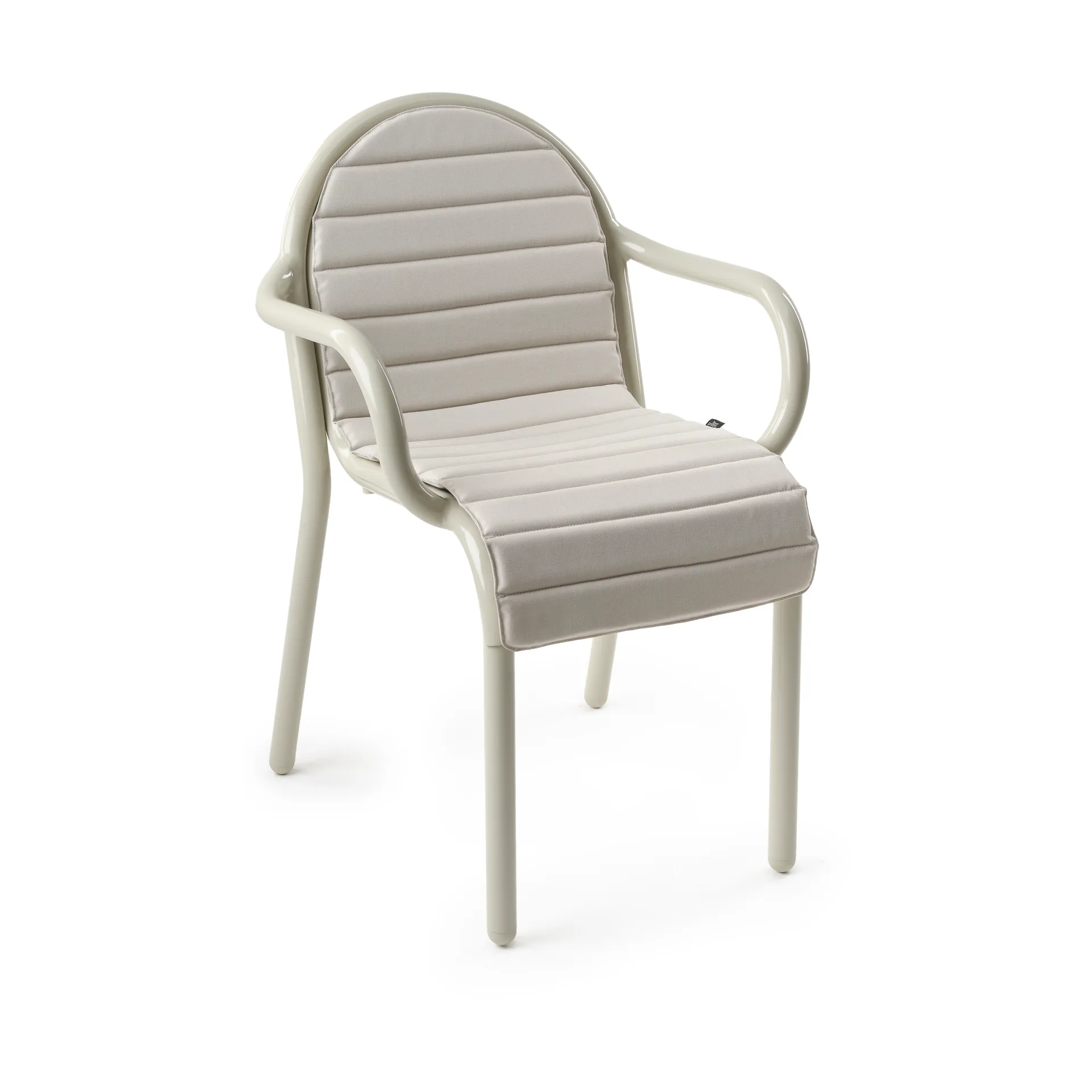 Sedia con braccioli Groove, Stucco Tom Dixon