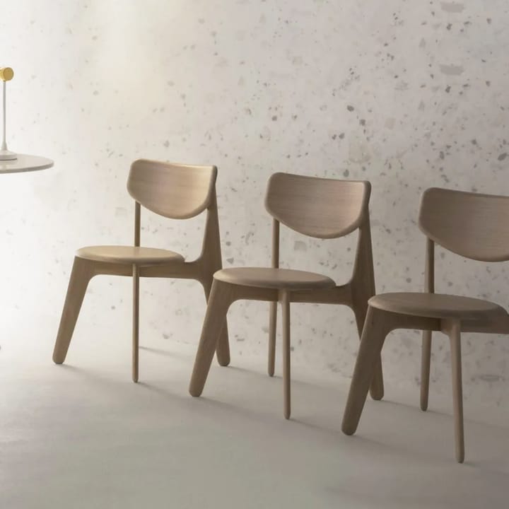 Sedia Slab Dining, Quercia verniciatura opaca Tom Dixon