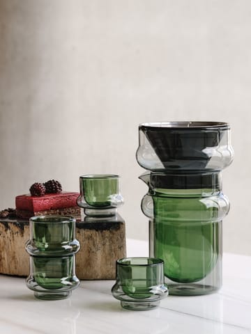 Set caraffa e filtro Bump 40 cl - Verde - Tom Dixon