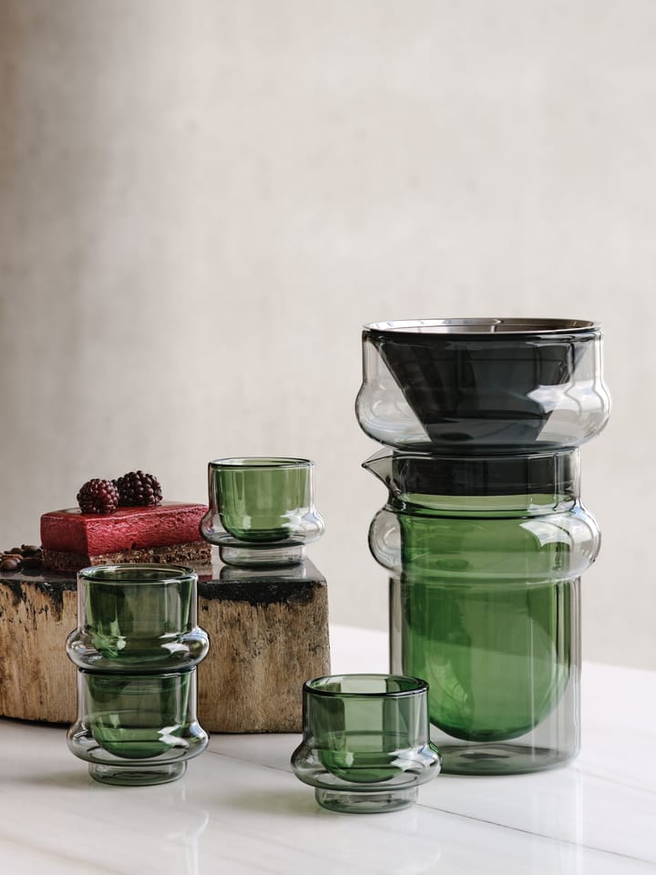 Set caraffa e filtro Bump 40 cl, Verde Tom Dixon