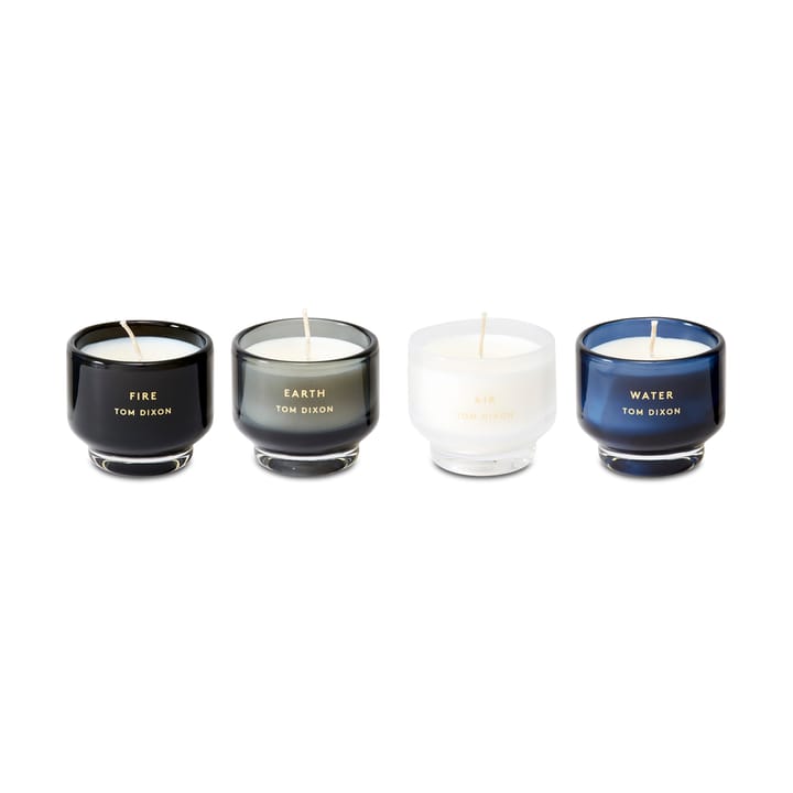 Set regalo candele profumate Elements 4 pezzi, Aria/Fuoco/Acqua/Terra Tom Dixon