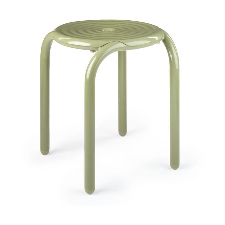 Sgabello Groove 45 cm - Muschio - Tom Dixon