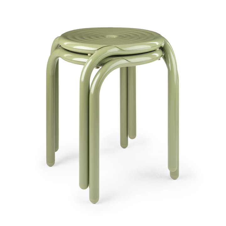 Sgabello Groove 45 cm, Muschio Tom Dixon