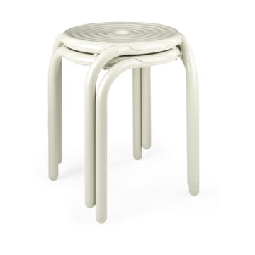 Sgabello Groove 45 cm - Putty - Tom Dixon