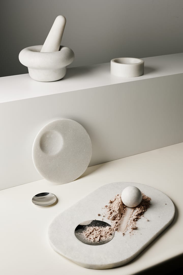 Tagliere Stone 27x42 cm, Marmo bianco-argento Tom Dixon