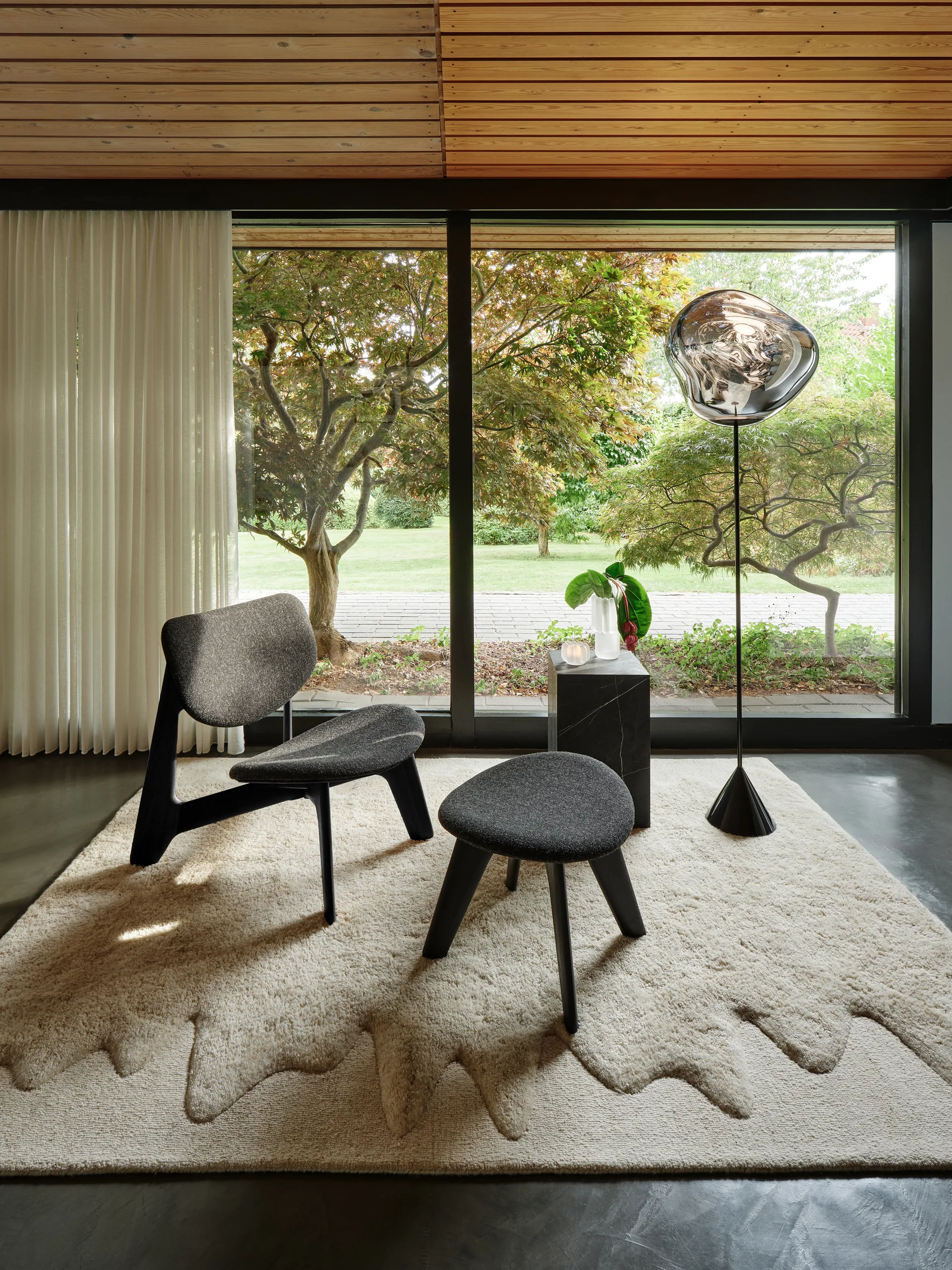 Tappeto Wobble, Naturale, 200x300 cm Tom Dixon