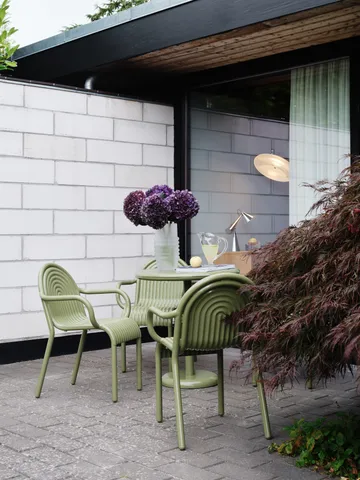 Tavolino da caffè Groove rotondo - Moss, Ø70 cm - Tom Dixon