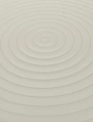 Tavolino da caffè Groove rotondo - Putty, Ø70 cm - Tom Dixon