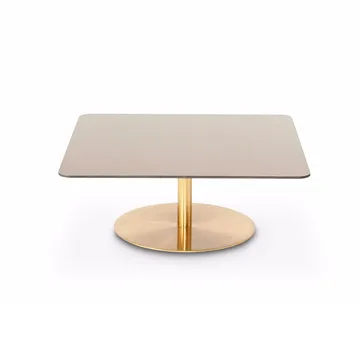 Tavolino Flash 80x80 cm - Supporto in rame e ottone - Tom Dixon