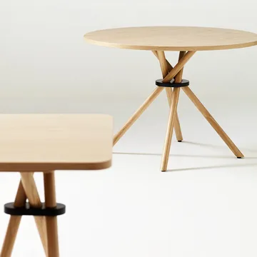 Tavolino laterale Flash 30x50 cm - Supporto in rame e ottone - Tom Dixon