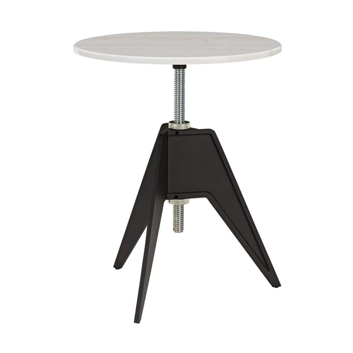 Tavolo da caffè Screw Ø60 cm - Marmo bianco-ghisa - Tom Dixon