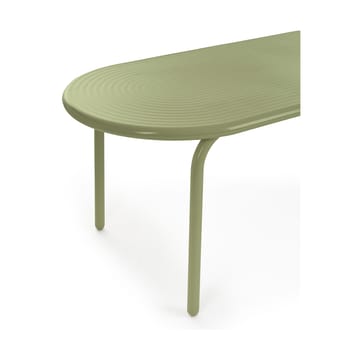 Tavolo da pranzo Groove 86x185 cm - Muschio - Tom Dixon