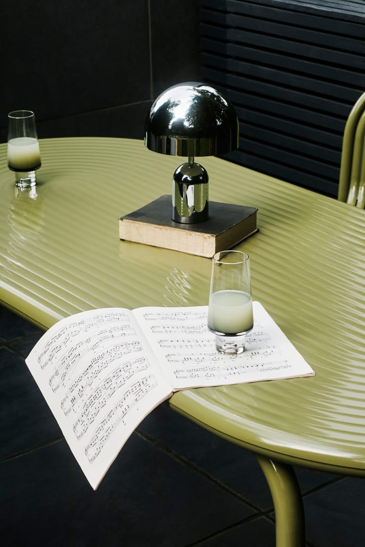 Tavolo da pranzo Groove 86x185 cm, Muschio Tom Dixon