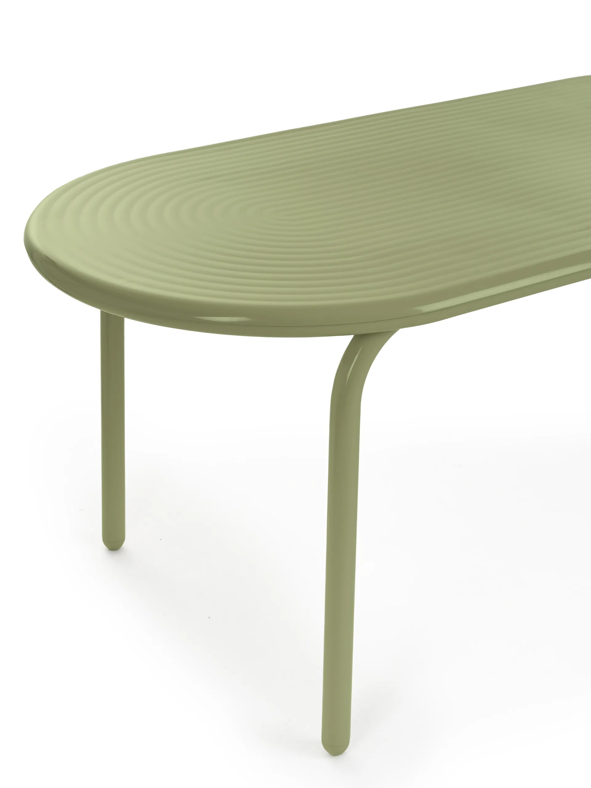 Tavolo da pranzo Groove Obround - Moss, 86x186 cm Tom Dixon