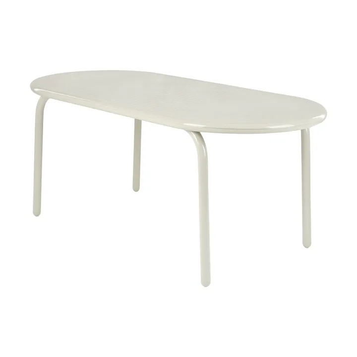 Tavolo da pranzo Groove Obround - Putty, 86x186 cm - Tom Dixon