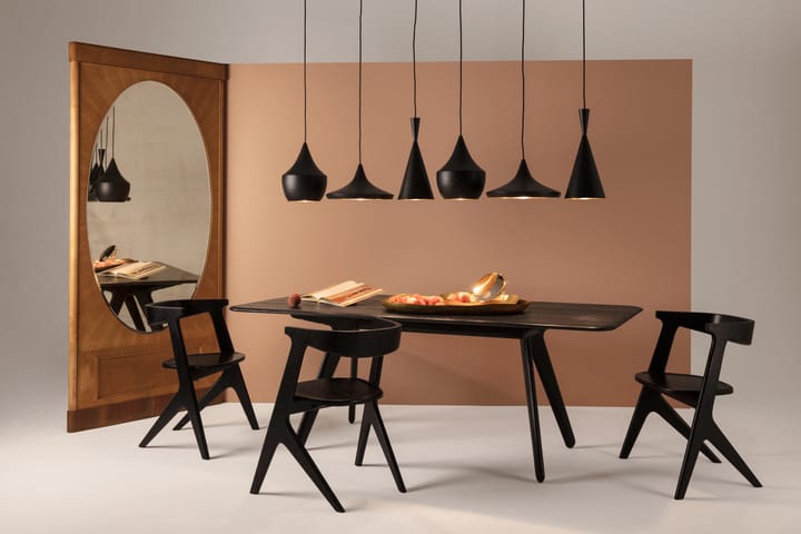 Tavolo slab 96x200 cm, Rovere nero Tom Dixon