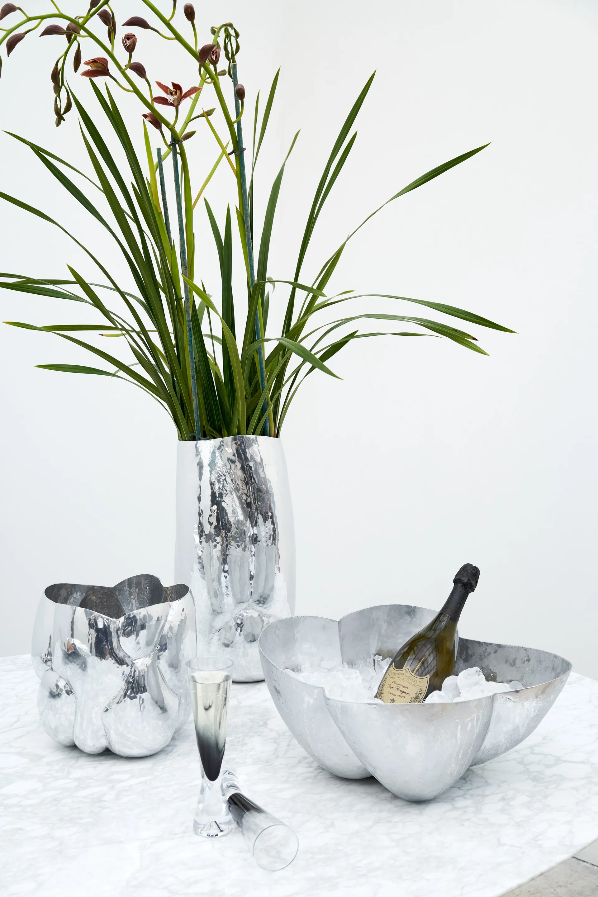 Vaso alto Cloud, Argento Tom Dixon
