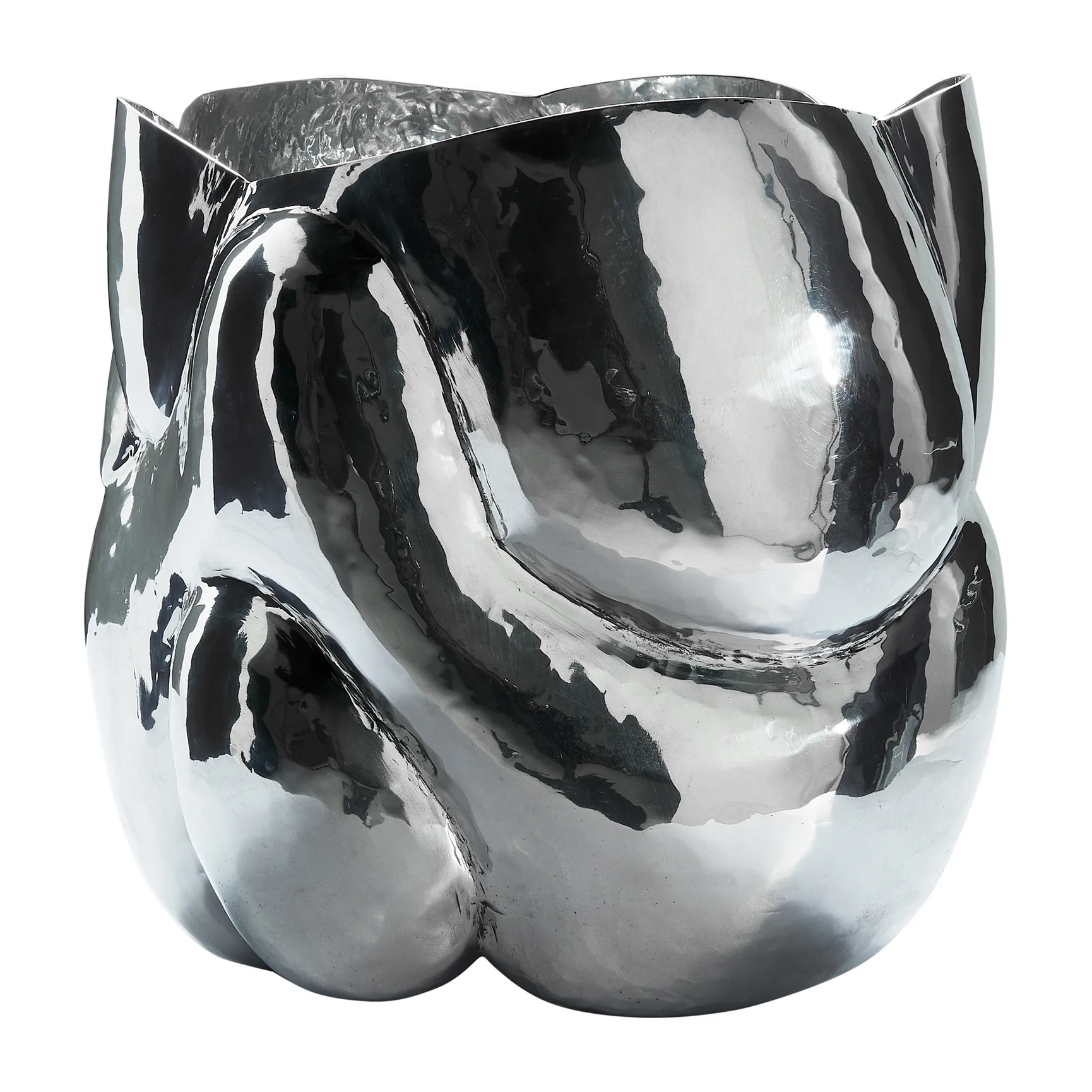 Vaso basso Cloud, Argento Tom Dixon