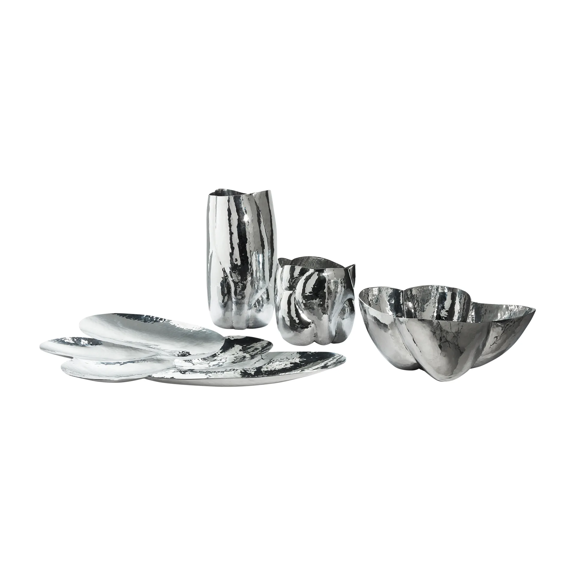 Vaso basso Cloud, Argento Tom Dixon