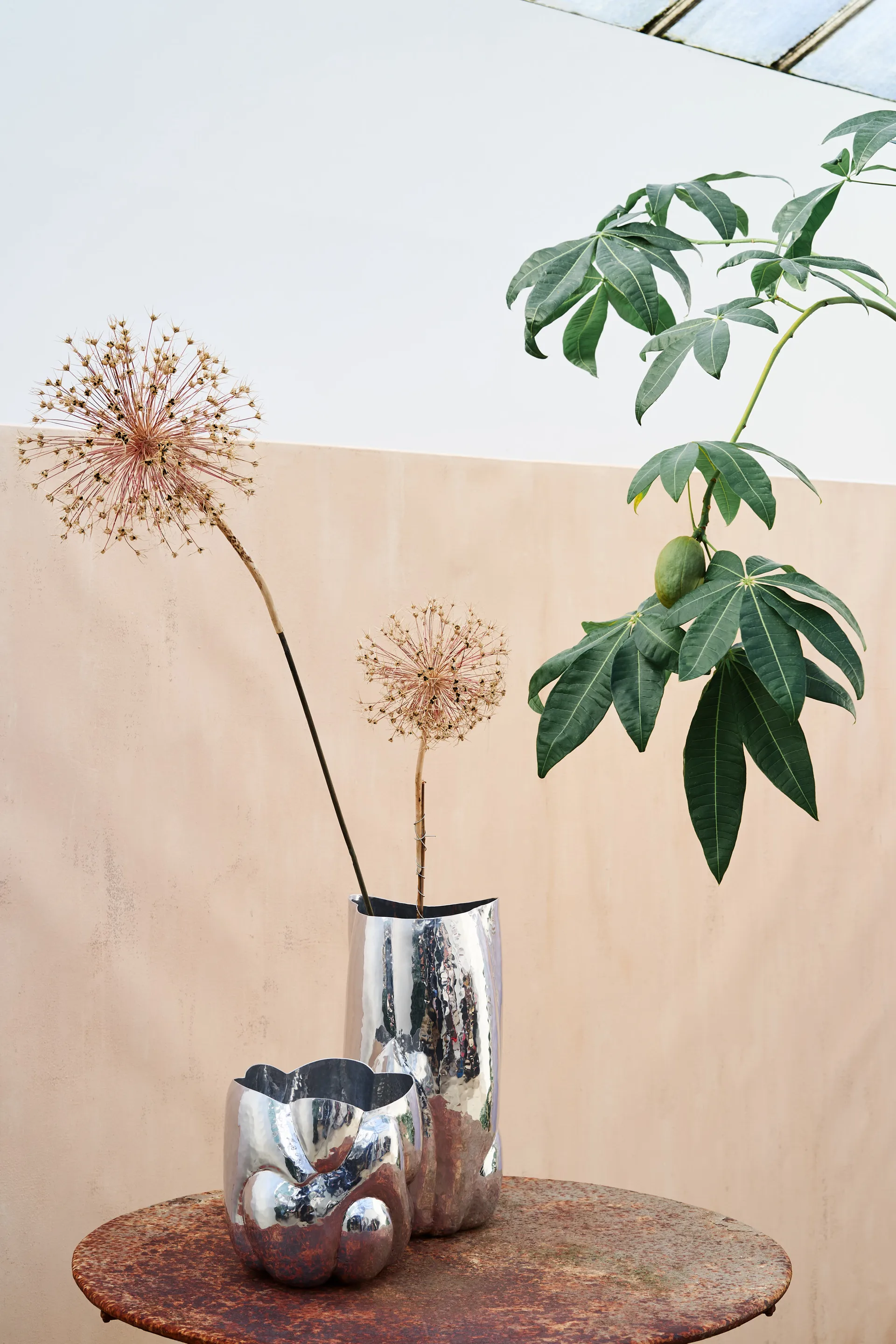 Vaso basso Cloud, Argento Tom Dixon