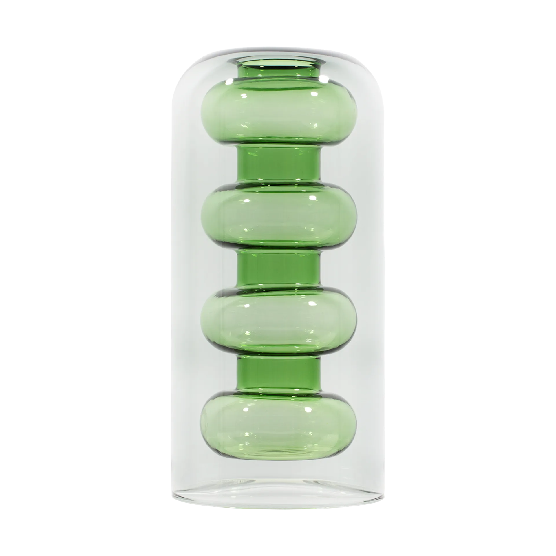 Vaso Bump Tall, Green Tom Dixon