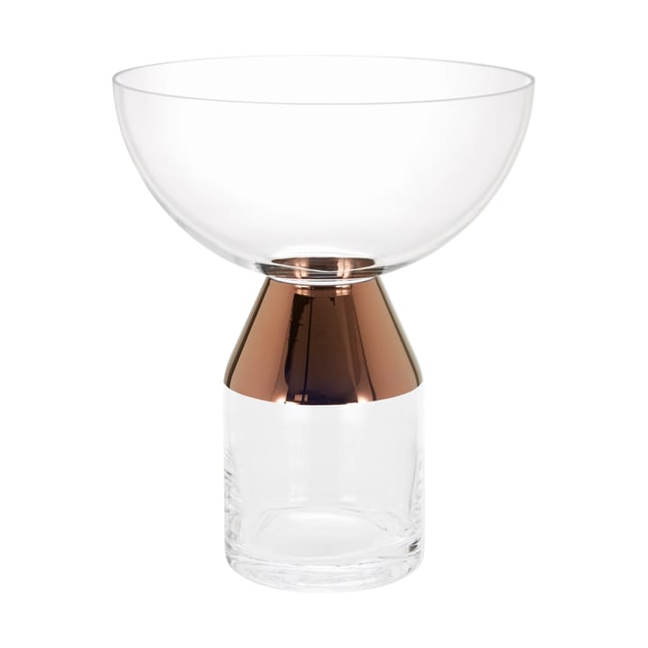 Vaso Tank large 36 cm - Clear-copper - Tom Dixon