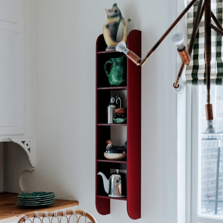 Mensola Flaneaur 27x128 cm, Burgundy TÔNN furniture