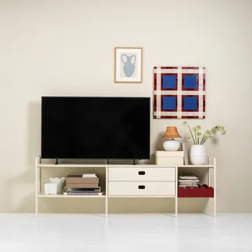 Mobile TV Portal 201 cm - Off-white - TÔNN furniture