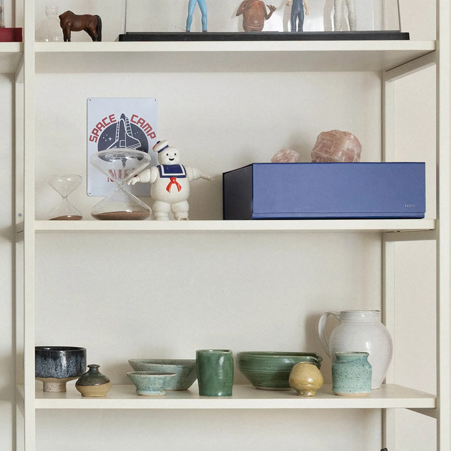 Pac box scatola portaoggetti, Blu notte, grande 32,5x10,5x30 cm, confezione da 2 TÔNN furniture