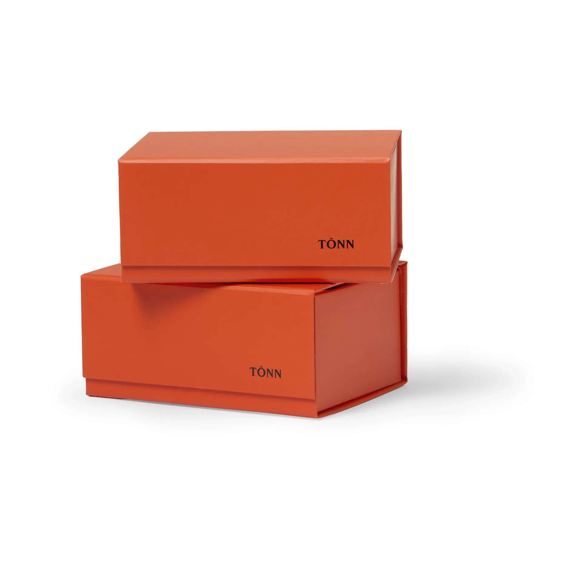 Pac box scatola portaoggetti, Rosso danese, piccolo 11x10,5x16 cm, 2-pack TÔNN furniture