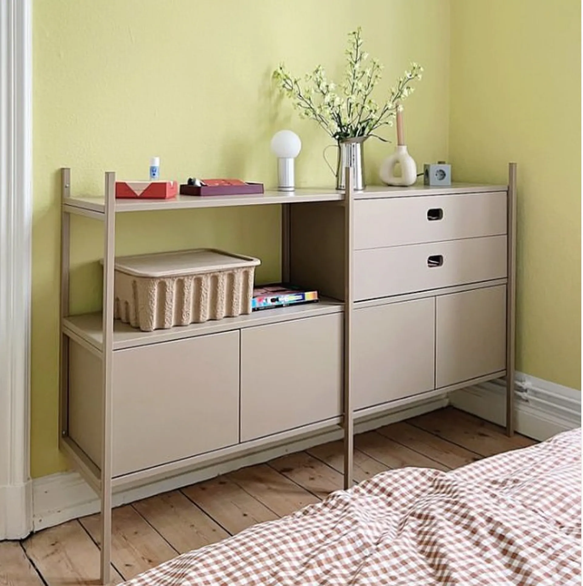 Portal bokhylla small, Camel, 158 cm TÔNN furniture