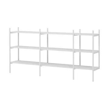 Portal bokhylla small, white, 201 cm - TÔNN furniture