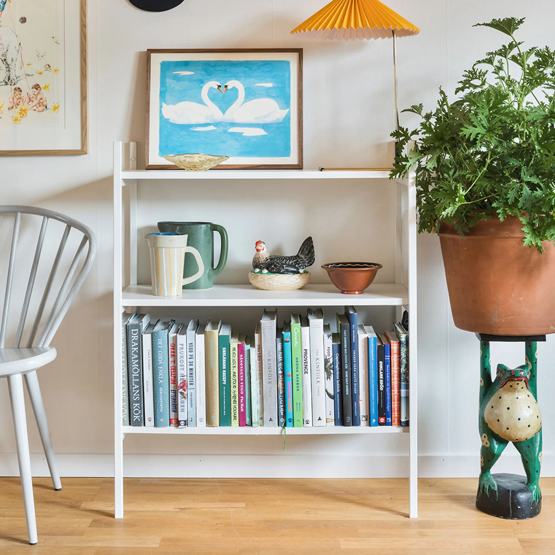 Portal bokhylla small, White, 80 cm,  TÔNN furniture