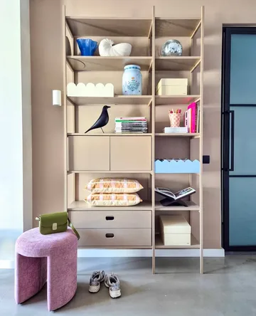 Portal libreria, Camel, 123 cm - TÔNN furniture